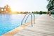 Outdoor Pool with Poolside Cabanas