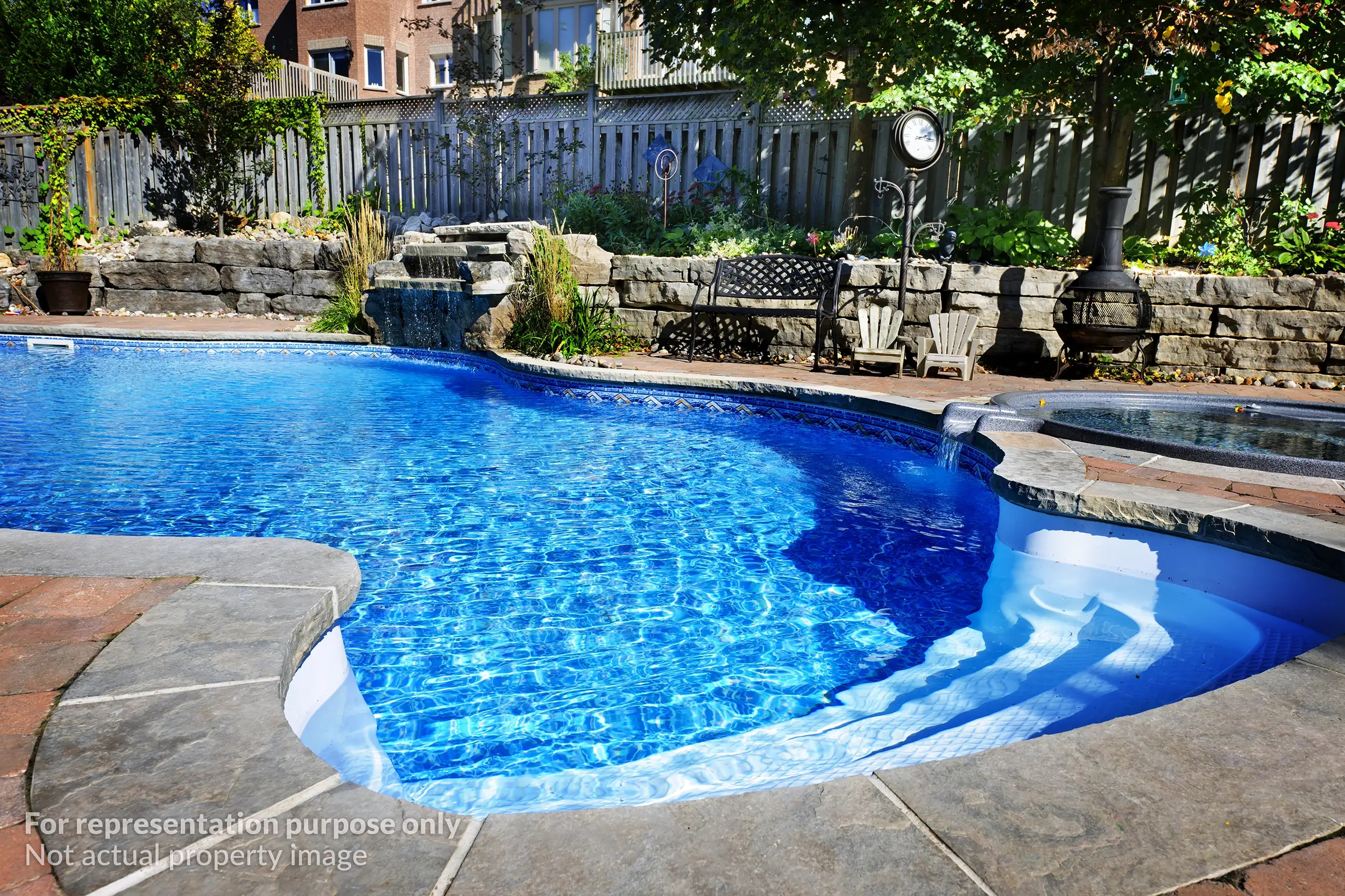 Shimmering Outdoor Pool