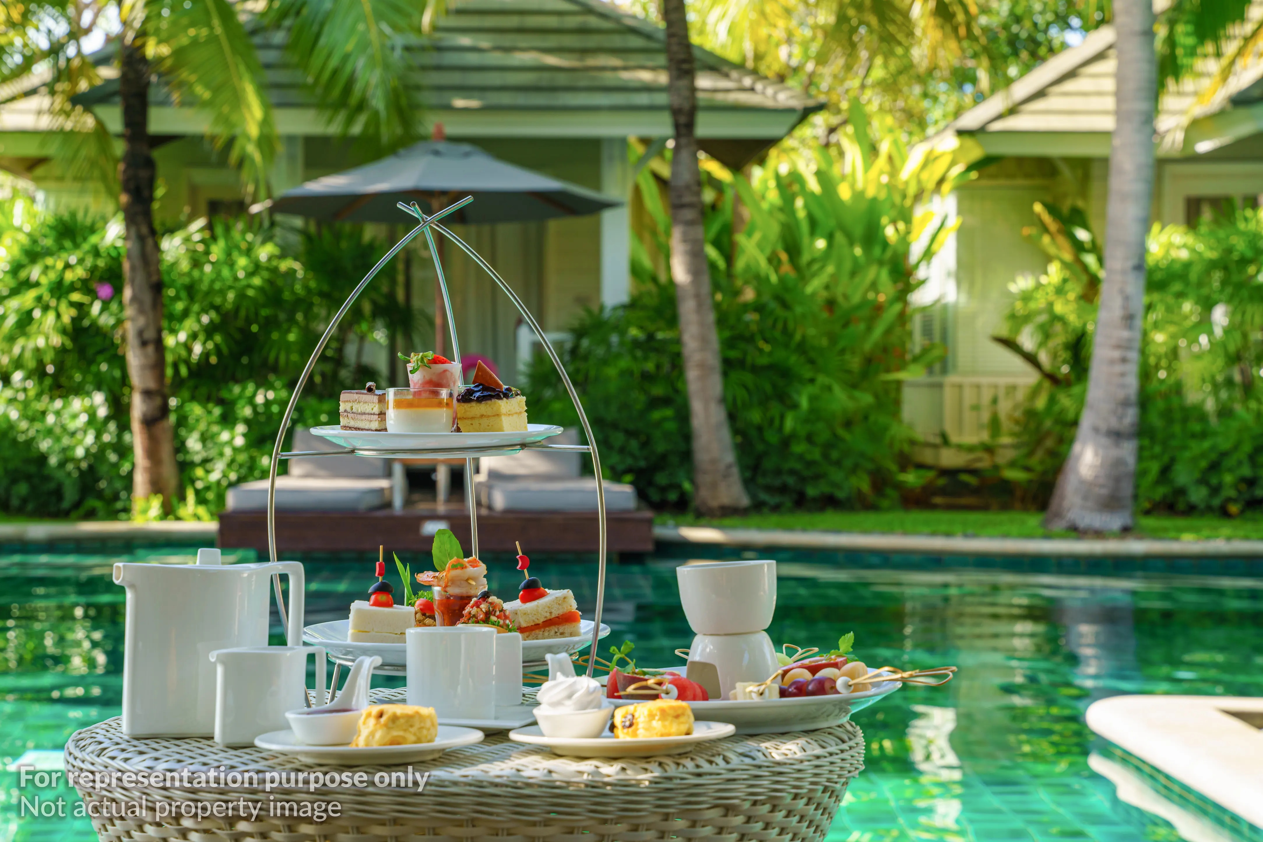Stylish Poolside Restaurant