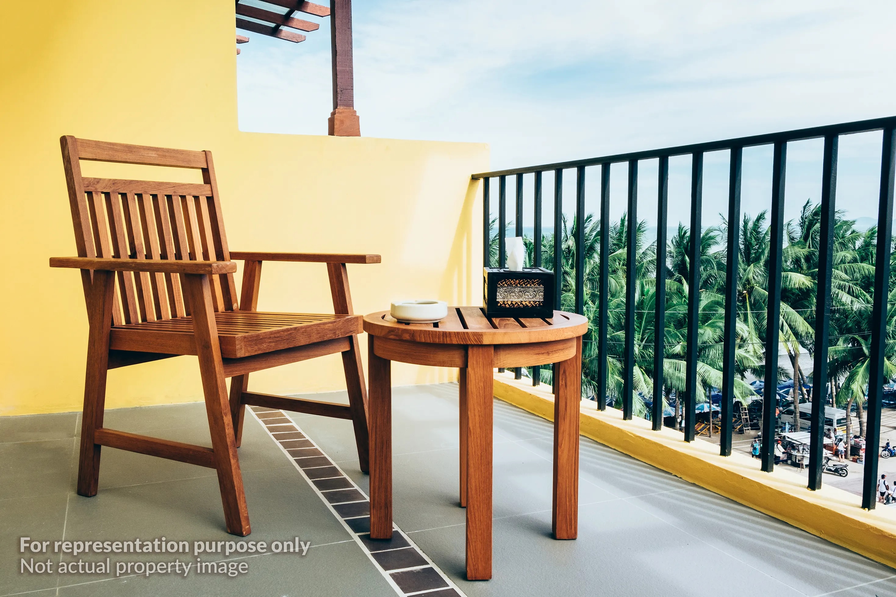 Room with Balconies
