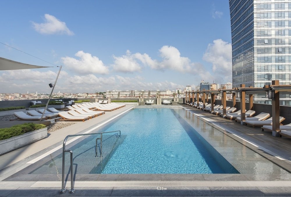 Rooftop Pool with Skyline Views