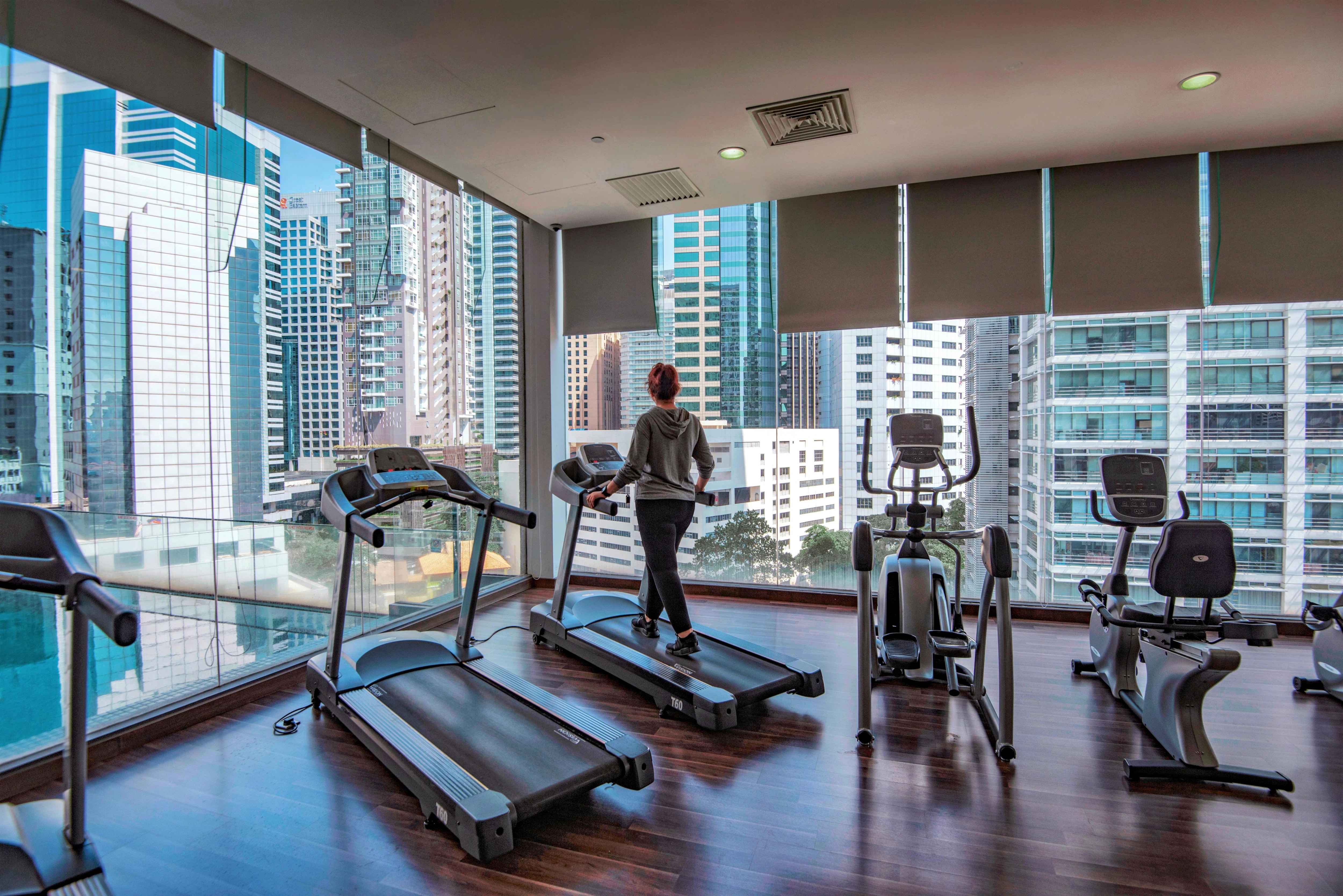 Fitness Centre with City Views