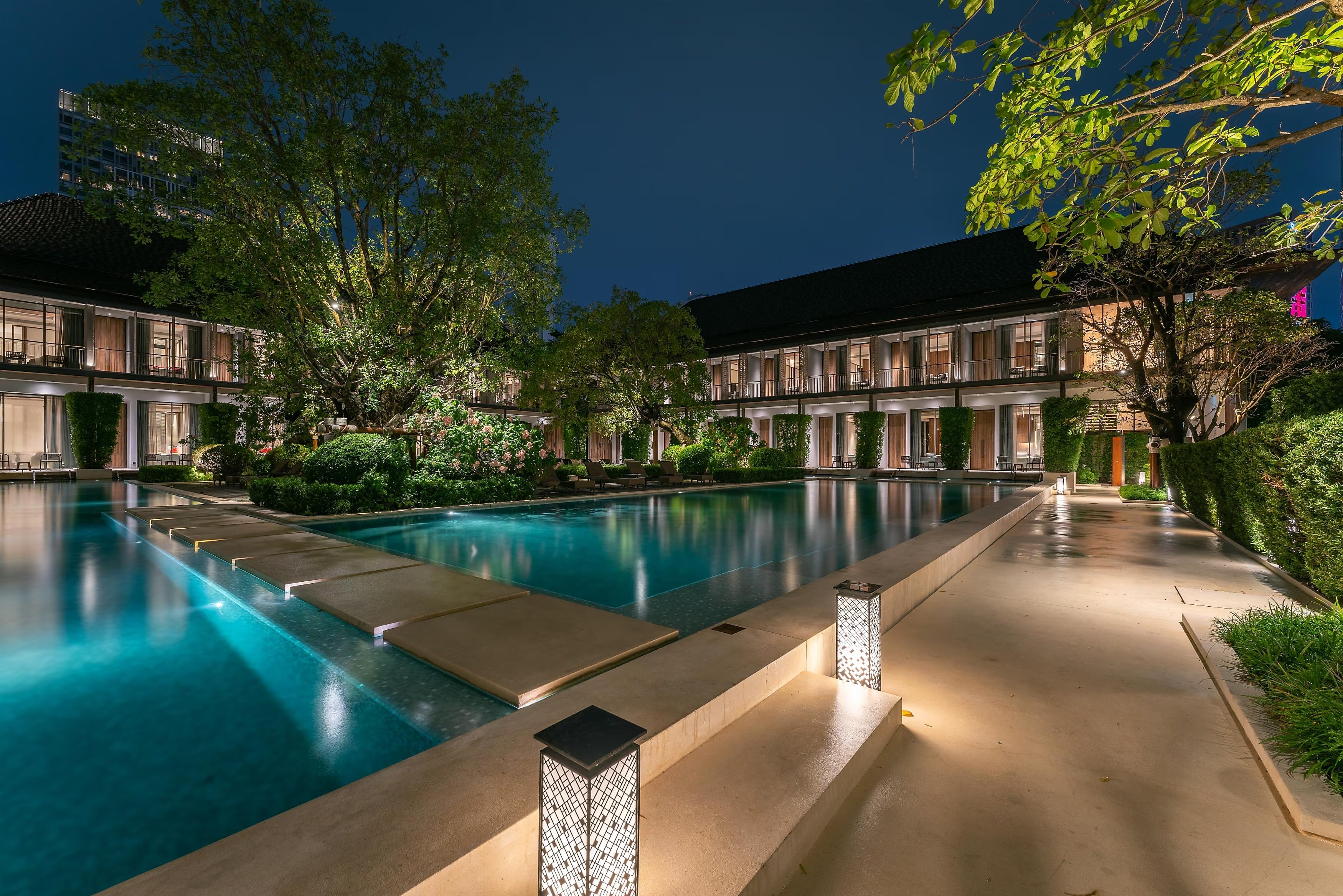 Expansive Outdoor Pool