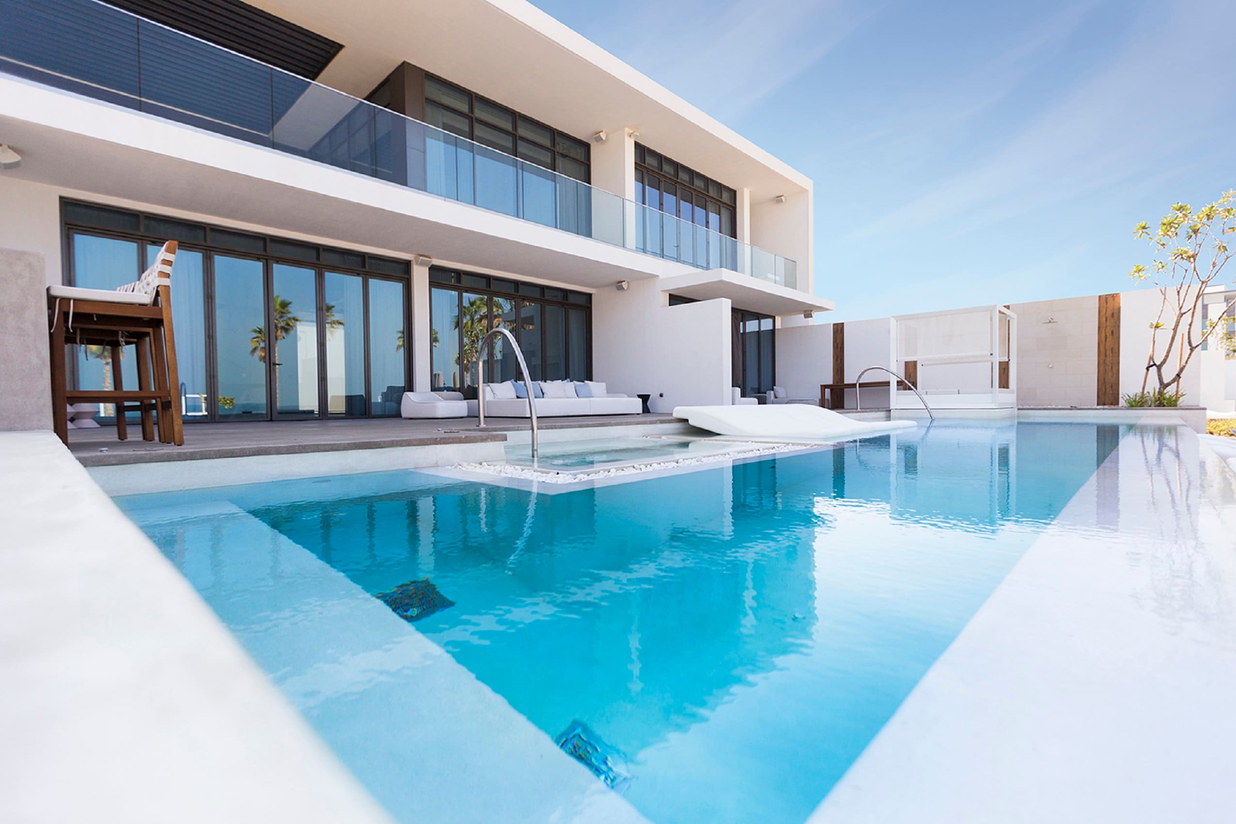 Beachfront Pool & Private Cabanas