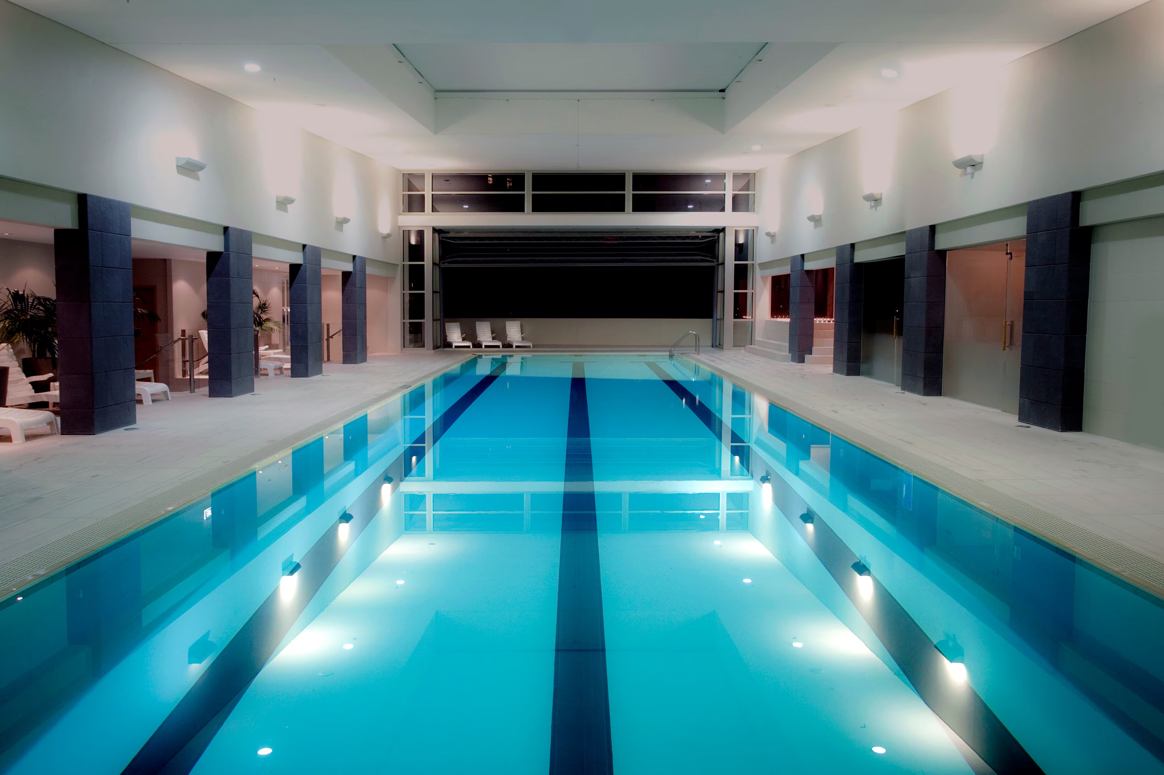 Azure Indoor Pool with Loungers